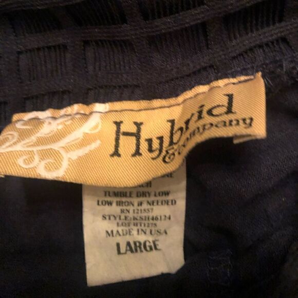 hybrid navy blue shorts size large BNWT - Picture 5 of 5